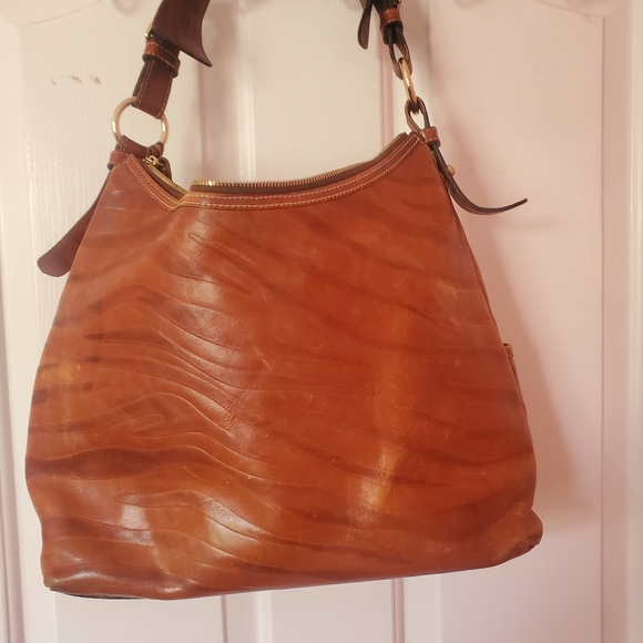 DOONEY AND BOURKE FLOURENTINE VACHETTA LARGE KEATHER BAG - Picture 7 of 7